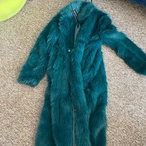 Faux fur coat